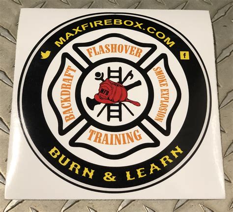 Max Fire Box Burn And Learn Decal