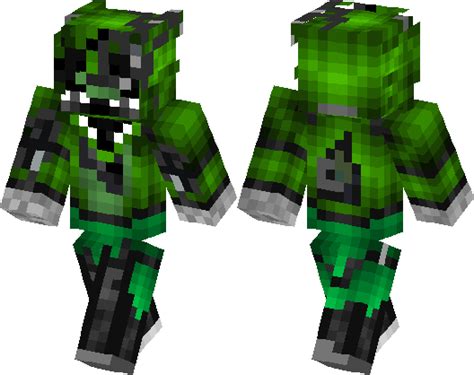 Green Foxy Skin Minecraft Skin Minecraft Hub
