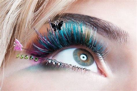 Colour Eyelash Extensions Eyelash Extensions Makeup Trends Eyelashes
