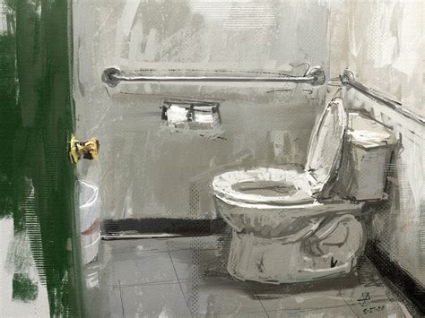Artstation Toilet Sketch
