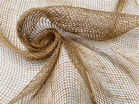Hessian Scrim Netting Jute Fabric Sacking Material Fine Natural
