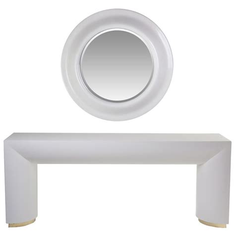 Console Table And Mirror By Jay Spectre Console Table Mirror