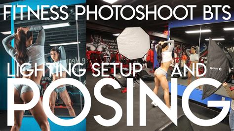 Model Posing Fitness Photography Lighting Bts Youtube