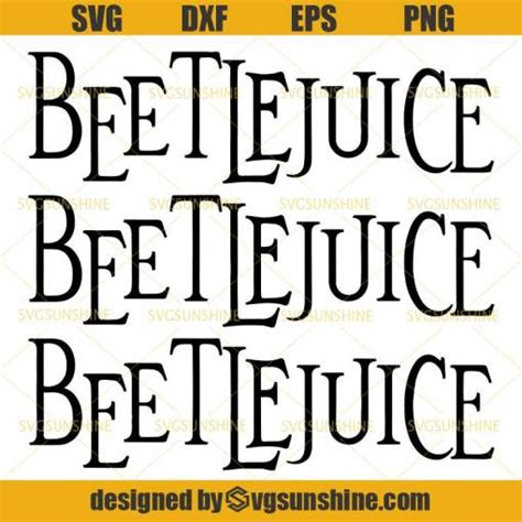 Beetlejuice SVG, Beetlejuice SVG Cutting File for Cricut - Svgsunshine