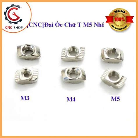 Đai Ốc Chữ T Con Trượt Nhôm định Hình 2020 M3 M4 M5 Nhôm 20 10pcb