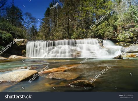 French Broad Shoal Creek Cascade Living Stock Photo Edit Now 412666510