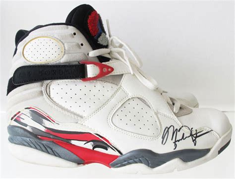 Air Jordan Viii Game Worn Autographed By Michael Jordan
