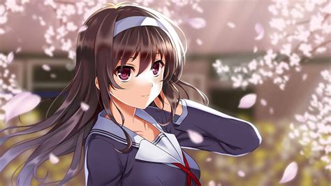 Anime Sunlight Headshot Saekano How To Raise A Boring Girlfriend
