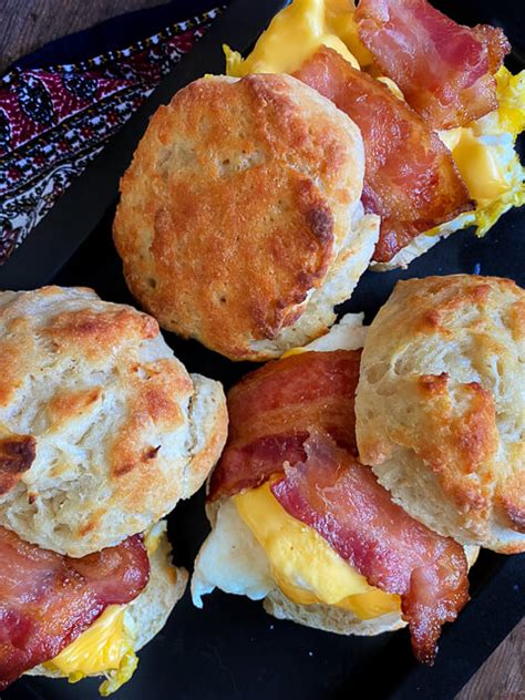 Bacon Egg And Cheese Biscuit The Skinnyish Dish