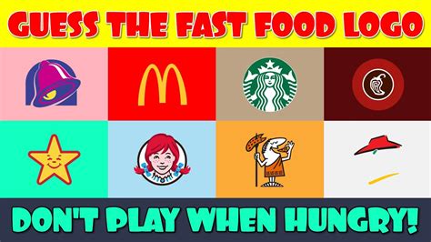 Guess The Fast Food Logo Quiz Youtube