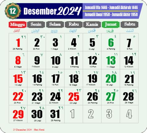 Kalender 2024 Lengkap Dengan Hijriyah Jawa Dan Pasaran Download Cdr