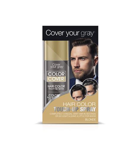 Cover Your Gray For Men Color Cover Hair Color Touchup Spray — Fisk