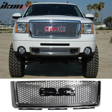 Fits 07 13 Gmc Sierra 1500 Front Upper Grille Guard Mesh Honeycomb