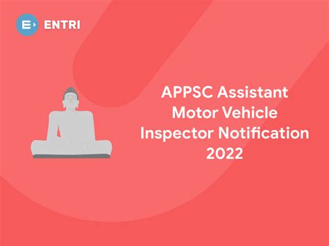 APPSC Assistant Motor Vehicle Inspector Notification 2022 Entri Blog