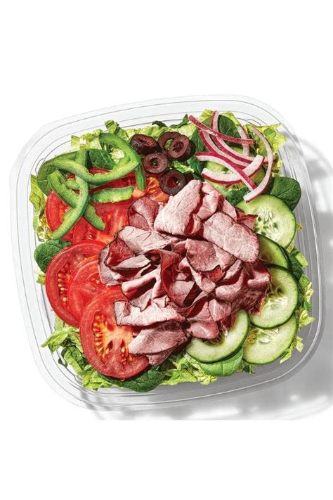 Subway Roast Beef Salad The Diet Chef