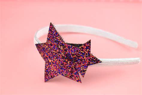 5 Minutes Diy How To Make A Glitter Star Headband