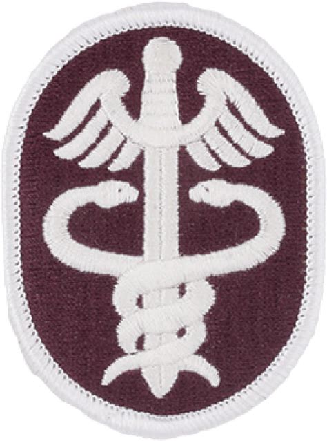 United States Army Health Services Medical Command Medcom Logo Patch