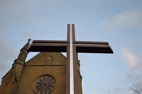 Cross And Church Free Stock Photo Public Domain Pictures