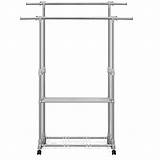 Free Standing Clothes Rack With Shelves Images