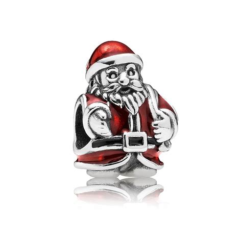 Red enamel charms for pandora charms authentic sterling silver charms for women bracelet jewellery mom daughter(gift box charms). Pandora Father Christmas Charm 791231ENMX - Pandora from ...