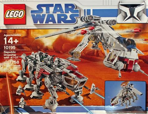 This set is still factory sealed in the original plastic tubing and in very good shape. Lego Star Wars Republic Dropship With At Ot Walker