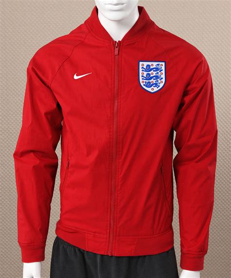 Mens Nike England Red Varsity Jacket