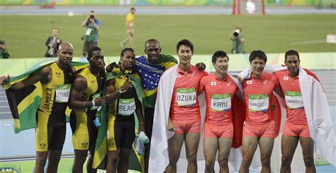 Jamaica's 4x100m relay teams for saturday morning's heats at the world championships in london have been confirmed with usain bolt, as promised listed to the men's 4x100m team for the heats is completed by first leg runner tyquendo tracey, with julian forte on the backstretch and michael. Team USA are disqualified from the Men's 4x100m relay ...