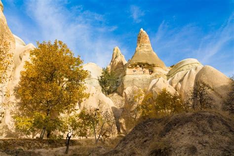Cappadocia Valley In Autumn Stock Photo Image Of Formation Color