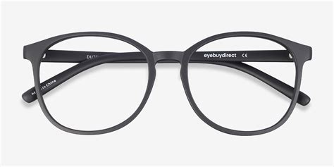 Dutchess Round Matte Black Frame Glasses For Women Eyebuydirect
