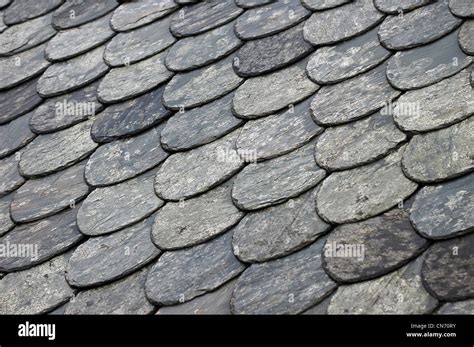 Roofing Tiles Of Stone Plates On Roof Stock Photo Royalty Free Image