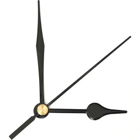 Nouveau Noir Mouvement À Quartz 3 Pointeurs Horloge Mains Clockwork