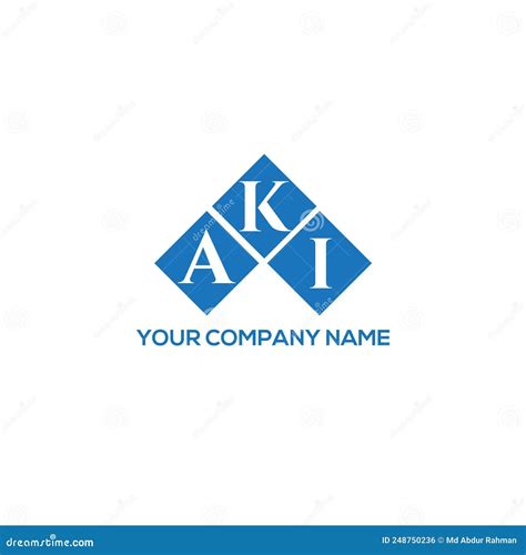 Aki Letter Logo Design On White Background Aki Creative Initials