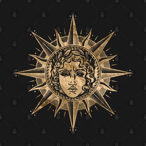 As a major greek god, there are many myths relating to apollo. Golden Apollo Sun God Symbol - Apollo - T-Shirt | TeePublic