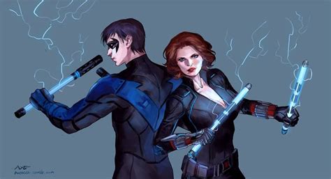Nightwing Vs Black Widow Superfight 4