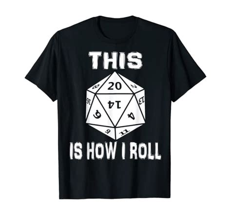 Funny 20 Sided Dice T T Shirt Rpg Tabletop Larp Tee