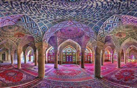 Pink Mosque Shiraz Iran The Nasir Al Mulk Mosque Also Kn Flickr