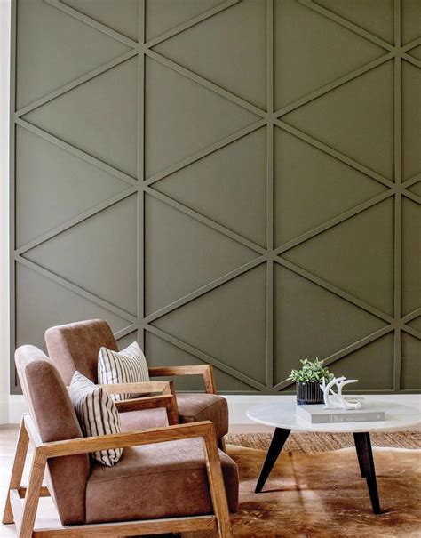 Geometric Wood Feature Walls Centsational Style Wood Feature Wall