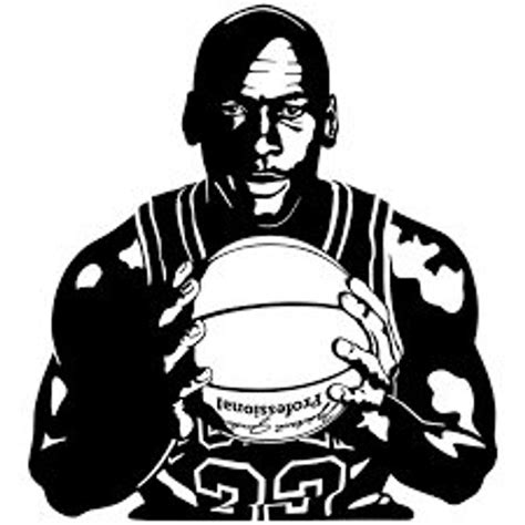 It consisted of three colours: Michael Jordan SVG PNG 24 Images Cricut Image Basketball ...