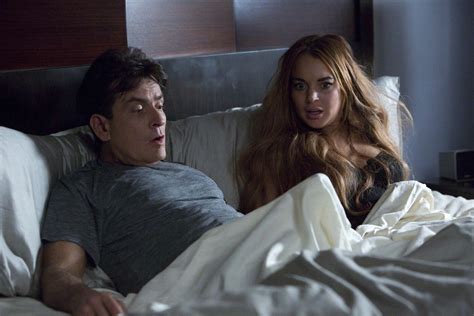 Scary Movie 5 Review Charlie Sheen Lindsay Lohan In Limp Horror
