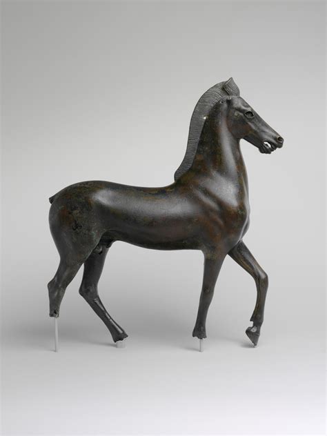 Bronze Statuette Of A Horse Greek Late Hellenistic The