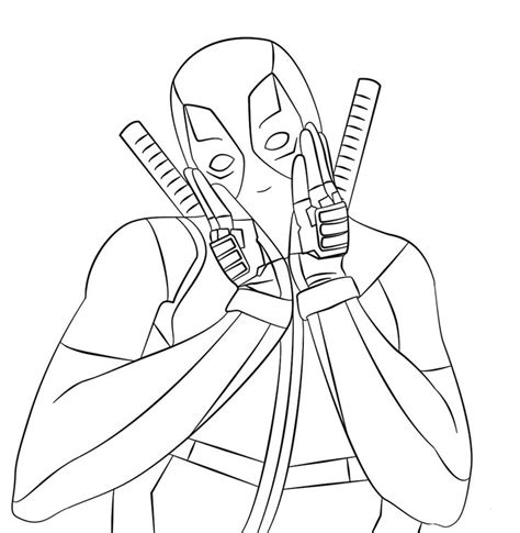 Deadpool 2016 coloring page from deadpool category. Unauthorized Access | Spiderman coloring, Marvel coloring ...