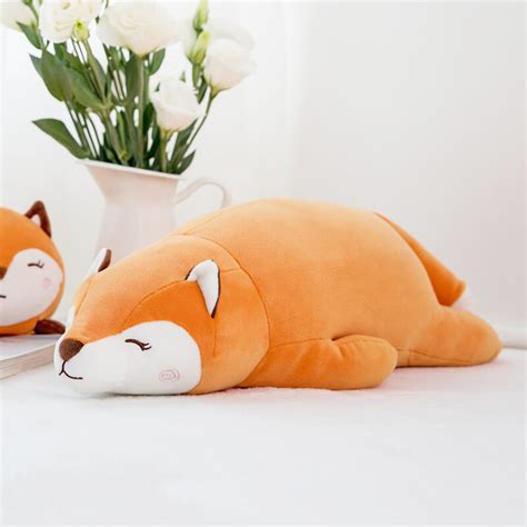Soft Cuddly Fox Huggingbody Pillow Stuffed Animal Fox Plush Toy