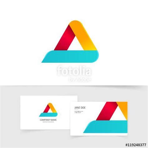 Blue And Red Triangle Logo Logodix