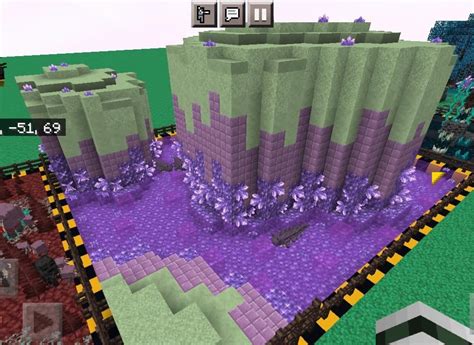 I Used Some Add Ons To Create Alien Biomes In Pocket Edition Rminecraft