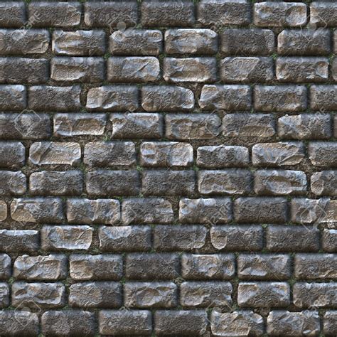 Seamless Stone Brick Texture Image To U