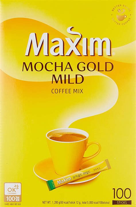 Maxim Mocha Gold Korean Instant Coffee 100pks Amazonde