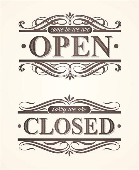 Royalty Free Closed Sign Clip Art Vector Images