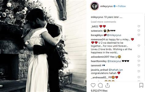 Miley Cyrus And Liam Hemsworth Married Wedding Photos On Instagram
