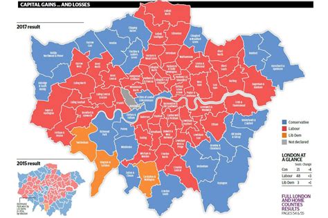 Which areas are in the higher tiers? London election results map: How the capital voted as ...