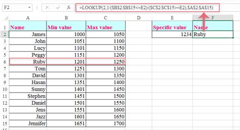 How To Vlookup And Return Matching Data Between Two Values In Excel